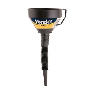 Funil Plástico Vonder Flexível Preto