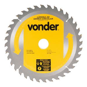 Lâmina De Serra Circular Vonder, Com Dentes De Metal Duro|Videa, 185X20X36D