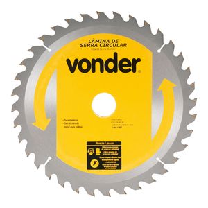 Lâmina De Serra Circular Vonder, Com Dentes De Metal Duro|Vídea, 250X30X48D