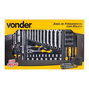 Jogo de Ferramentas Vonder com 110 Peças