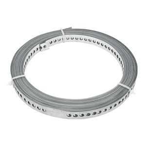 Fita De Aço Perfurada Vonder, 17Mmx0,4Mmx30M