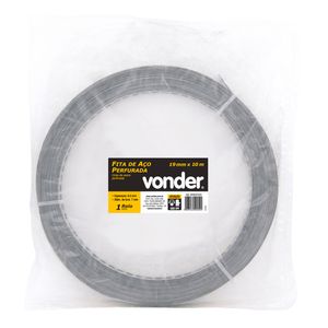 Fita De Aço Perfurada Vonder, 19Mmx0,4Mmx10M