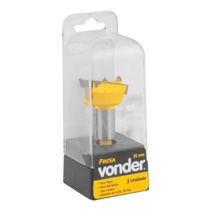Fresa para Dobradiça Vonder 2 Dentes 35 MM