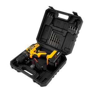Parafusadeira e Furadeira à Bateria com Maletas e Acessórios 12V - PFV012 - Vonder
