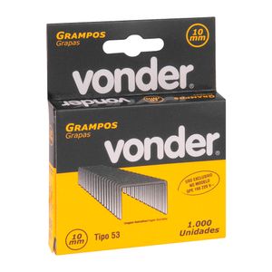 Grampo Vonder De 10 Mm, Para O Grampeador Elétrico Gpe 168
