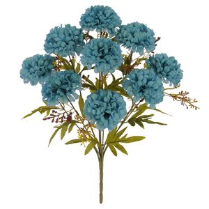 Buque Florarte Mum X10 Azul Outono 43 CM