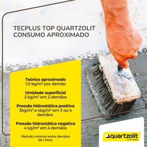 Impermeabilizante Tecplus Top 4KG - 33225.10.34.051 - Quartzolit