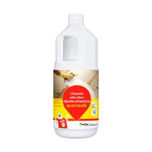 Limpador de Rejunte Cimentício Pós-Obra 1L - 0086999990001CX - Quartzolit