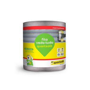 Fita Asfáltica Multiúso Aluminizada Autoadesiva Veda Tudo 20CM X 10M - 0491.00089.0020PC - Quartzolit