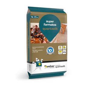 Argamassa Interna e Externa Super Formatos Branco 20KG - 0280.00000.0020PL - Quartzolit