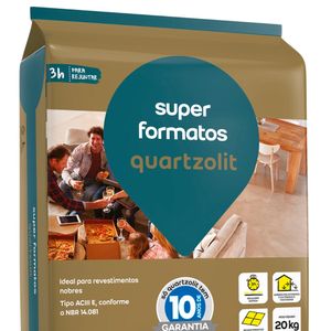 Argamassa Interna e Externa Super Formatos Branco 20KG - 0280.00000.0020PL - Quartzolit