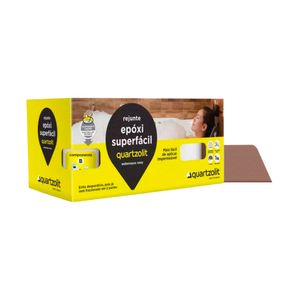 Rejunte Epóxi Bicomponente para Cerâmicas e Porcelanatos Superfácil Marrom Café 1KG - 0574.00049.0001CX - Quartzolit
