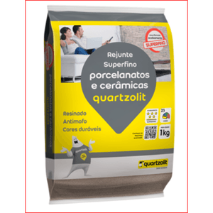 Rejunte para Cerâmicas e Porcelanatos Marrom Canela 1KG - Quartzolit