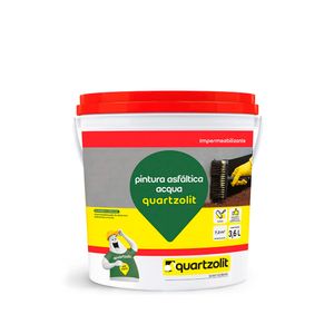 Impermeabilizante Pintura Asfáltica Acqua 3,6L - 38010.03.34.056 - Quartzolit