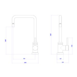 Misturador Monocomando para Cozinha de Mesa com Bica Alta Spin Cromado - 2270.C72  - Deca