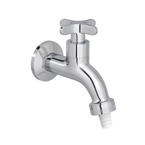 Torneira para Jardim e Tanque de parede com Adaptador de Mangueira Flex Cromado - 1153.C20  - Deca
