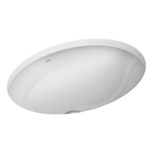 Cuba Deca Embutir Oval Branca L5917 30,5x29cm