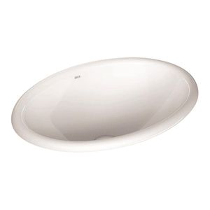 Cuba Deca Sobrepor Oval L65 Branco 31X44 cm