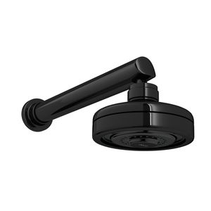 Chuveiro com Tubo Reto de Parede Acqua Plus Black Black Noir - 1990.BL.CT.NO - Deca