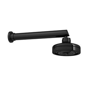Chuveiro com Tubo Reto de Parede Acqua Plus Black Black Noir - 1990.BL.CT.NO - Deca
