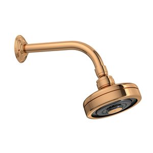 Chuveiro com Tubo Curvo de Parede Acqua Plus Red Gold - 1990.GL.STD.RD  - Deca