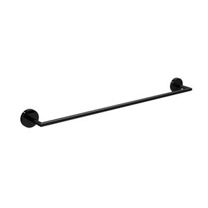 Porta Toalha Barra Disco Black Noir 50cm - 2040.BL.050.DSC.NO  - Deca