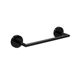 Porta Toalha Barra Disco Black Noir 20cm - 2040.BL.020.DSC.NO  - Deca