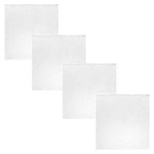 Guardanapo de Tecido com 4 Peças Branco 40X40CM - Copa e Cia