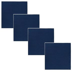 Guardanapo de Tecido com 4 Peças Marinho 40X40CM - Copa e Cia