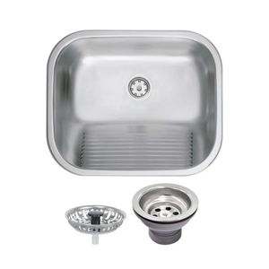 Tanque em Aço Inox Acetinado de Encaixe com Válvula Hera 50x40CM 34L- 94400107 - Tramontina