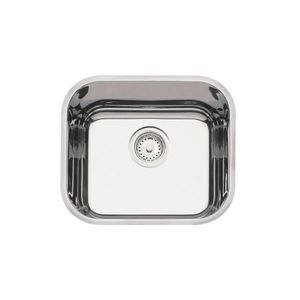 Cuba Inox Tramontina Retangular Alto Brilho Com Válvula 40X34X17Cm