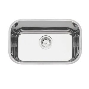 Cuba Inox Tramontina Retangular Alto Brilho Com Válvula 47X30X17Cm