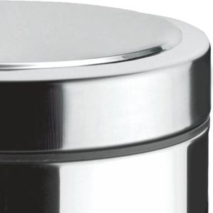 Lixeira Inox com Pedal e Balde Removível Cromado 3L - 94538003 - Tramontina