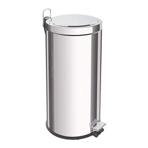 Lixeira Inox com Pedal e Balde Removível Cromado 30L - 94538030 - Tramontina