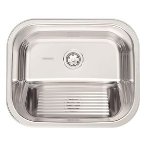 Tanque em Aço Inox Polido para Encaixe com Válvula Hera 34L 50X40CM - 94400407 - Tramontina