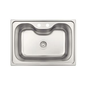 Cuba em Aço Inox Tramontina com Acabamento Escovada 60 FX Undermount com Válvula Morgana 69X49CM