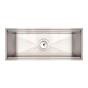 Escorredor de embutir e calha umida para Sobrepor Tramontina Aço Inox com Acabamento Scotch Brite 45x18 cm