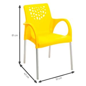 Poltrona Deluxe Amarela - Forte Plástico