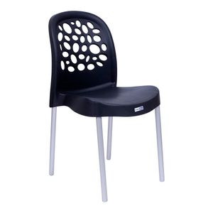 Cadeira Deluxe Preto 42X46X84CM - Forte Plástico