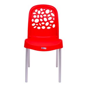 Cadeira Deluxe Vermelho 42X46X84CM - Forte Plástico