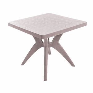 Mesa Quadrada Nature Nude - Forte Plástico