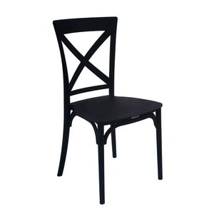Cadeira em Robust Cross Preto 45X87Cm - Forte Plástico