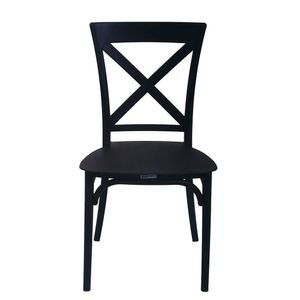 Cadeira em Robust Cross Preto 45X87Cm - Forte Plástico
