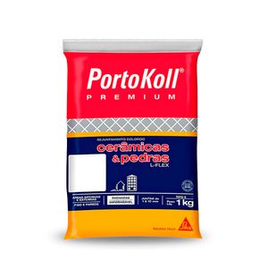 Rejunte Flexível para Cerâmicas e Pedras Premium Preto 1KG - Portokoll