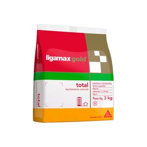 Rejunte Flexível Tipo II para Cerâmicas e Porcelanatos Total Ligamax Gold Cinza 1KG - Eliane