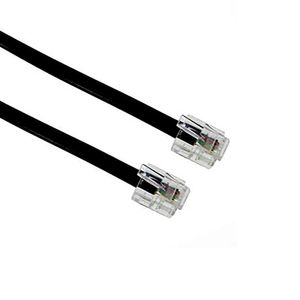 Cordão Liso Speedlan 6P4C 2 metros Preto