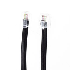 Cordão Liso Speedlan 6P4C 2 metros Preto