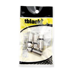 Conector Tblak F Compressão RG6 c|4 peças