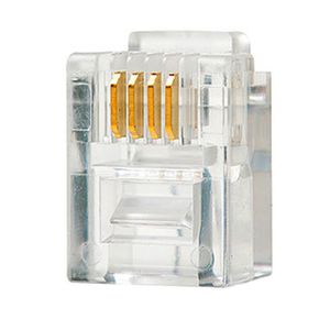 Conector Speedlan RJ11 6P4C c|10 peças