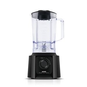Liquidificador Power Max com 4 Lâminas e 5 Velocidades Jarra de 3,1 litros 700w Preto LN50 Arno